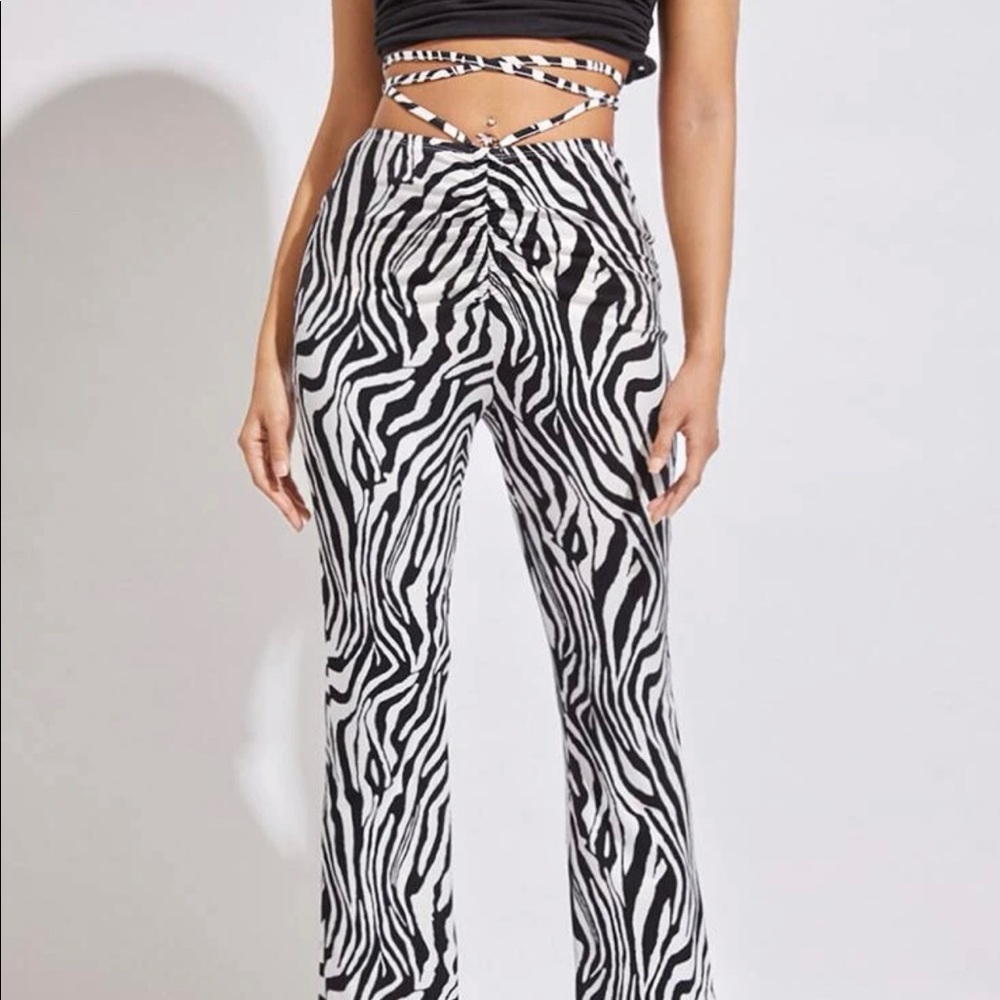 Flare leg pants